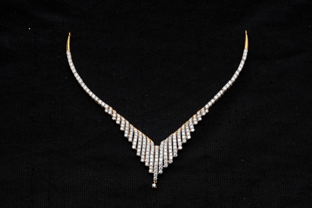 The Diamond Necklace Mangaa Malai Collection from Karaikudi Maganlal Mehta Corp Ltd Jewellers